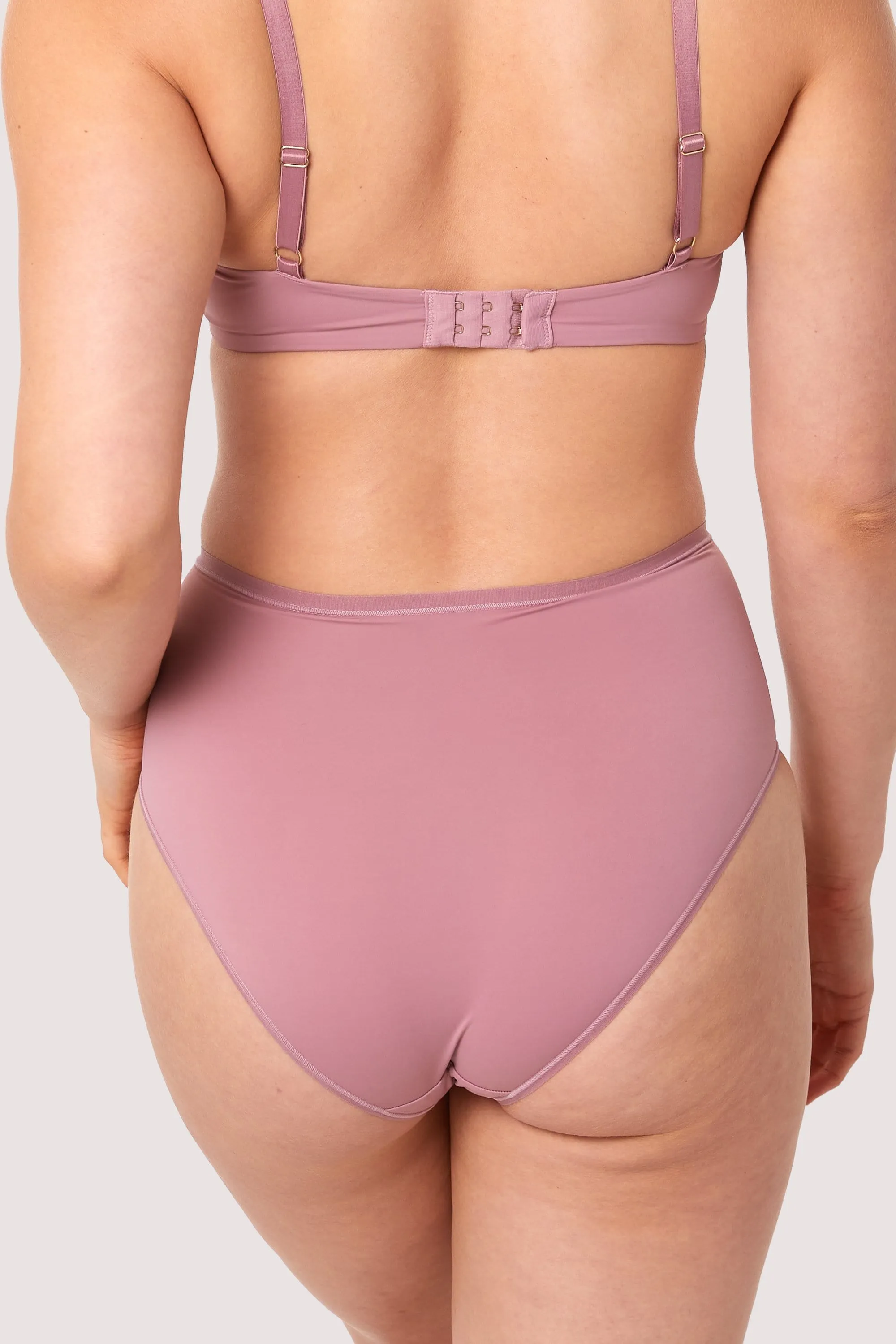 Second Skin Rose Recycled Highwaist Brief