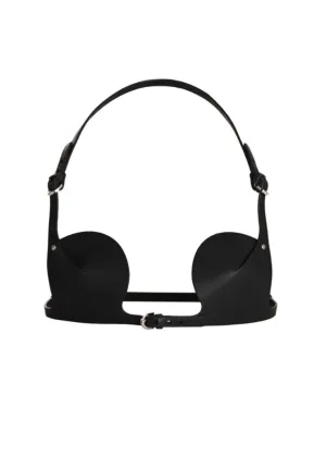 Selena Leather Bra (Black)