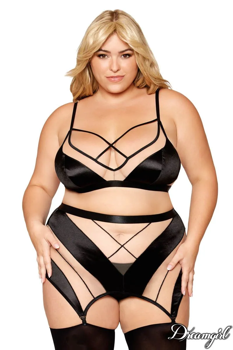 Sheer Striped 3Pc. Set