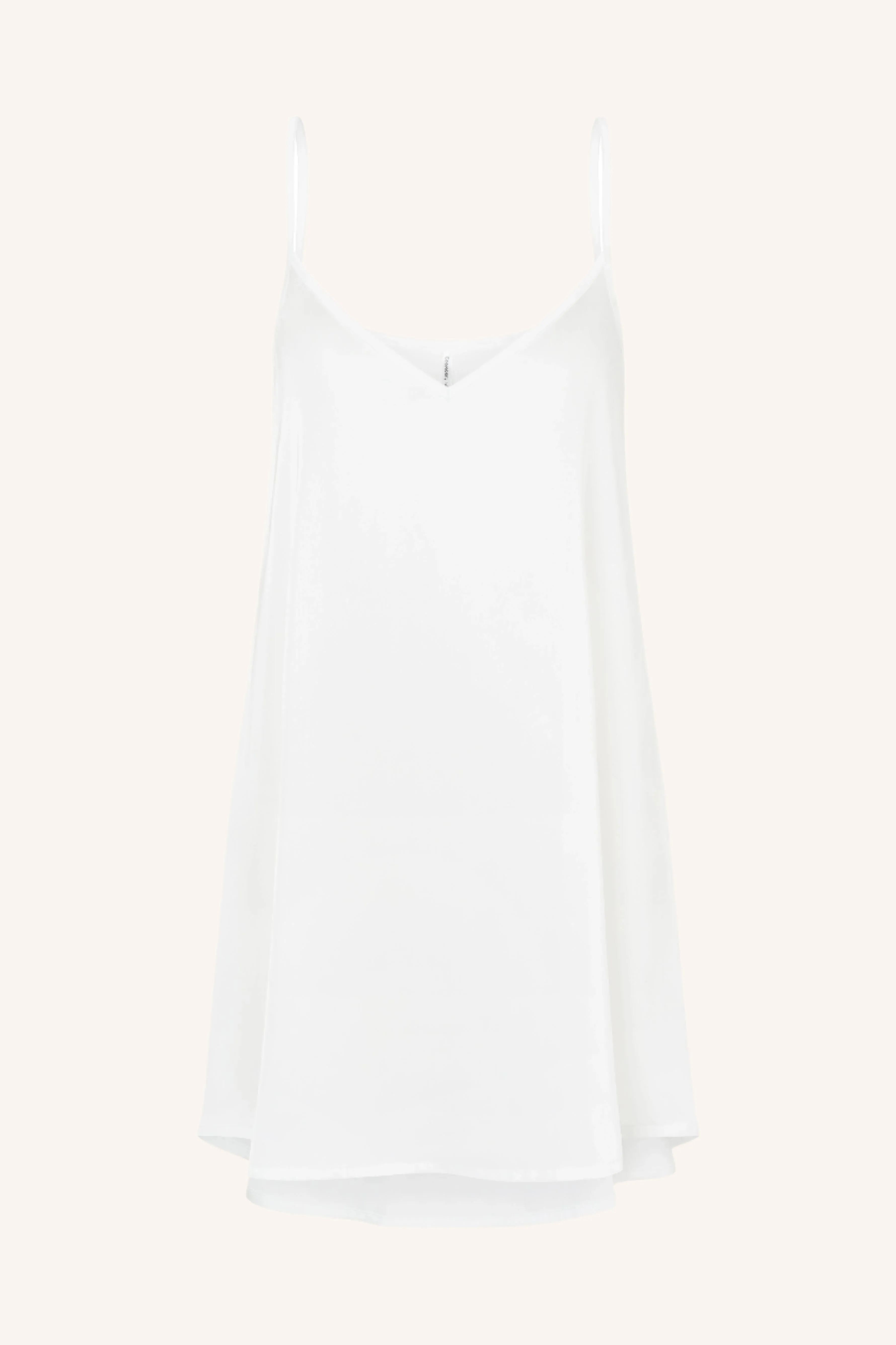 Silk Mini Dress White
