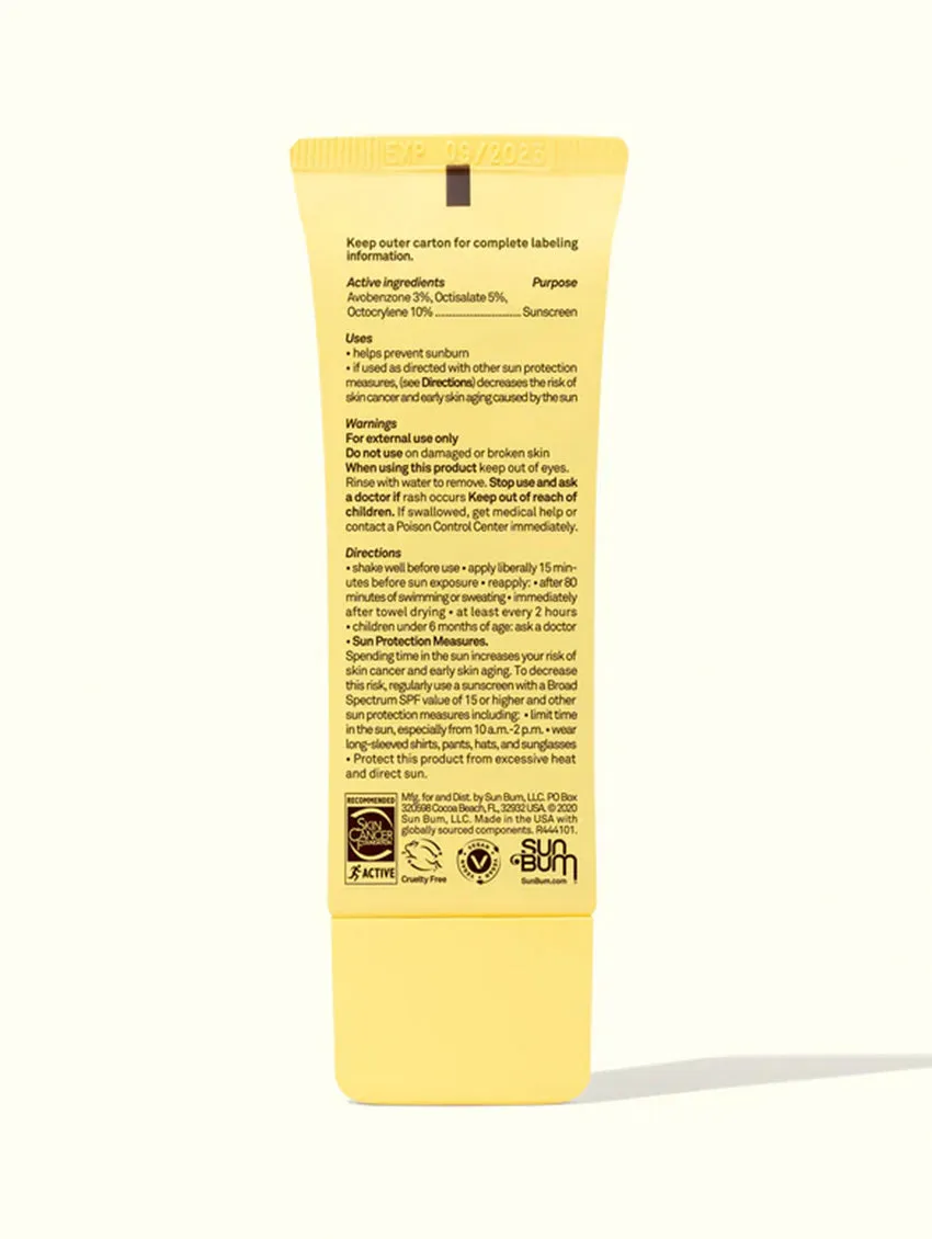 Sun Bum Original Glow Sunscreen Face Lotion - SPF 30