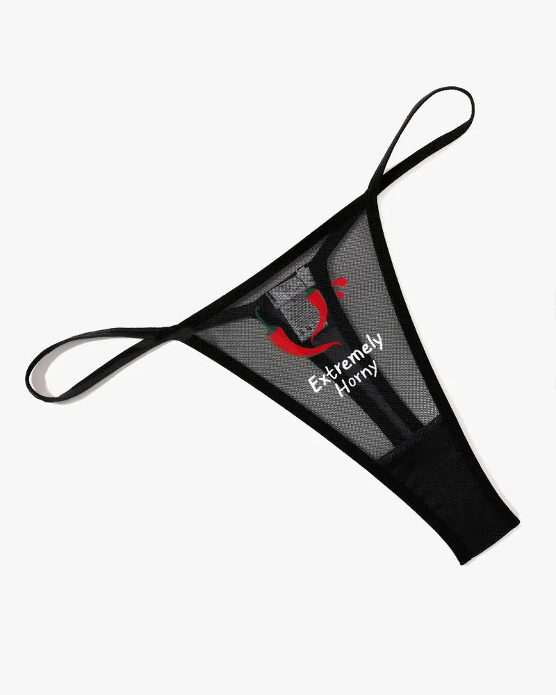 T-back Mesh Panties