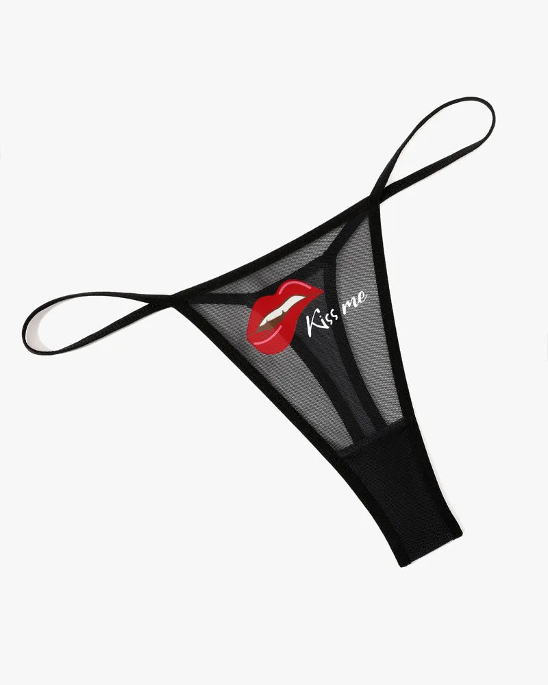 T-back Mesh Panties