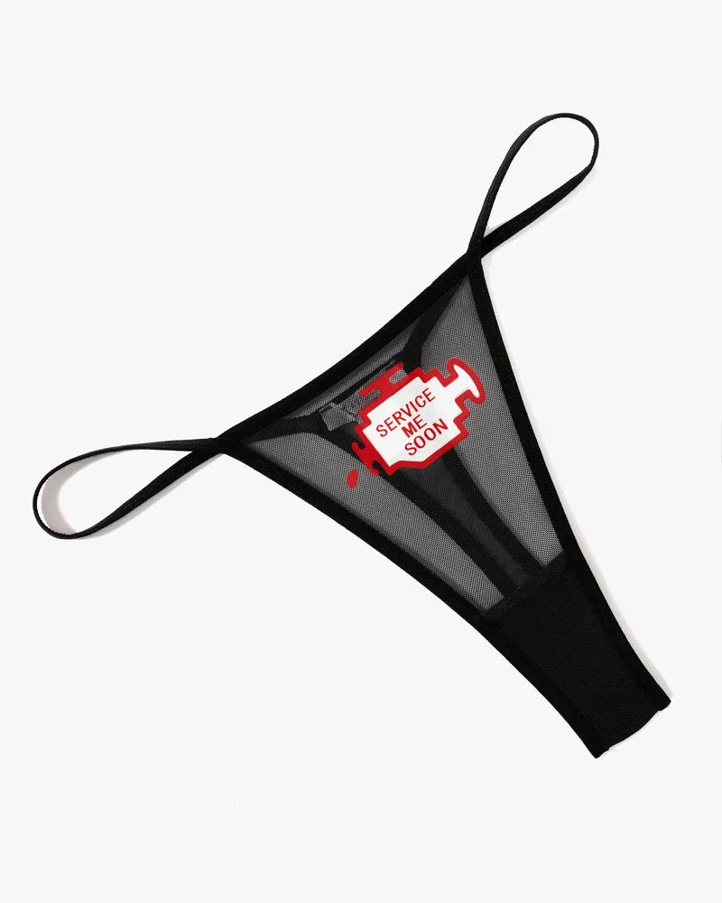 T-back Mesh Panties
