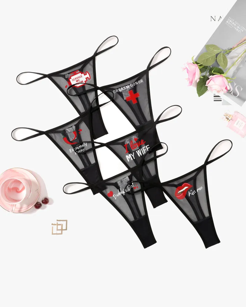 T-back Mesh Panties