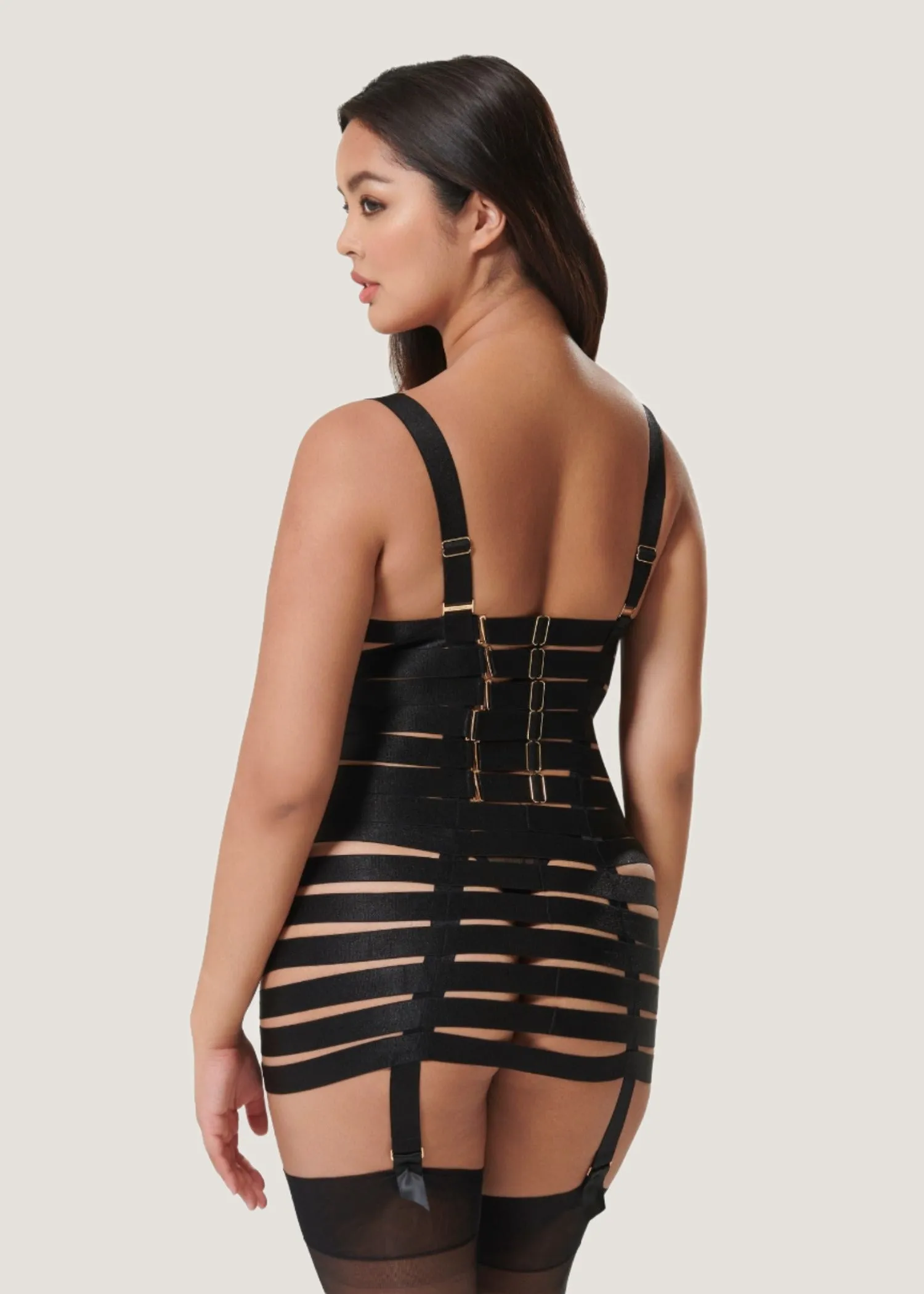 Trinity Longline Wired Basque (Black)