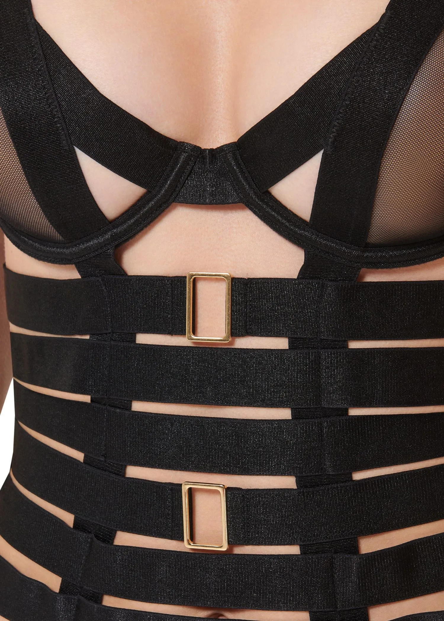 Trinity Longline Wired Basque (Black)