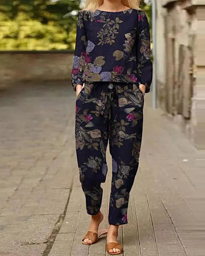Two Piece Print Tracksuit