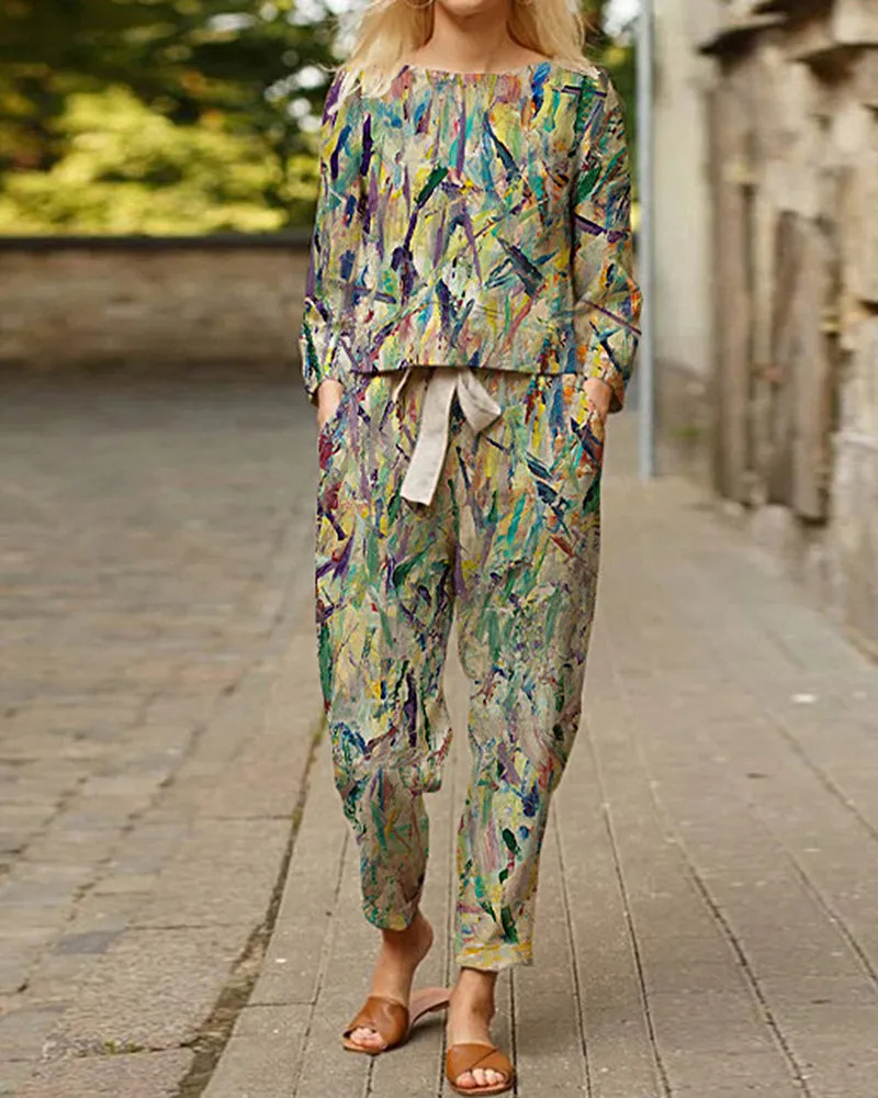 Two Piece Print Tracksuit