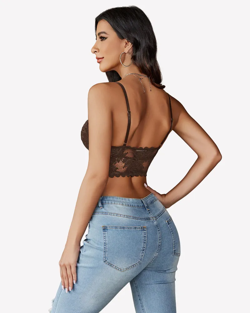 V Neck Lace Camisole Y2K Tank Top