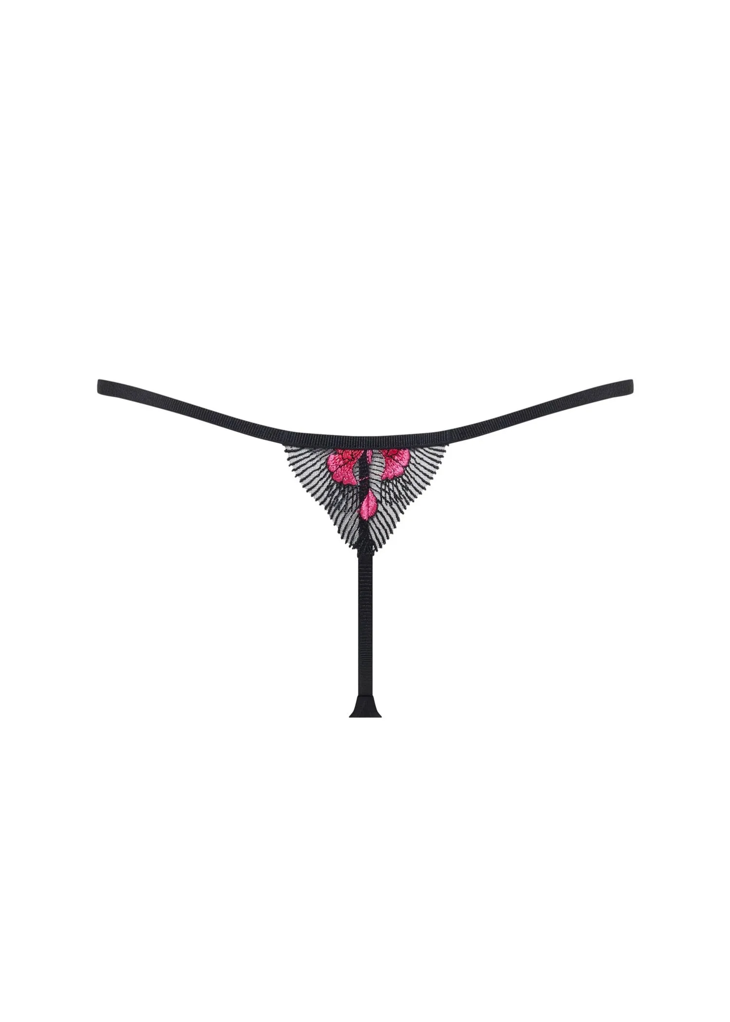Vivienne Thong (Fuchsia Pink/Red/Black)