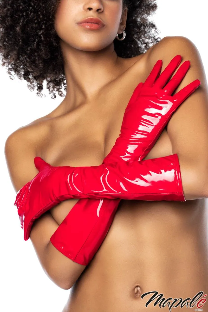 Wet Look Gloves