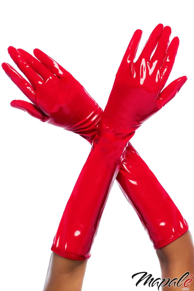 Wet Look Gloves