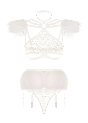 White Angel Role-Playing Lingerie Set (White)
