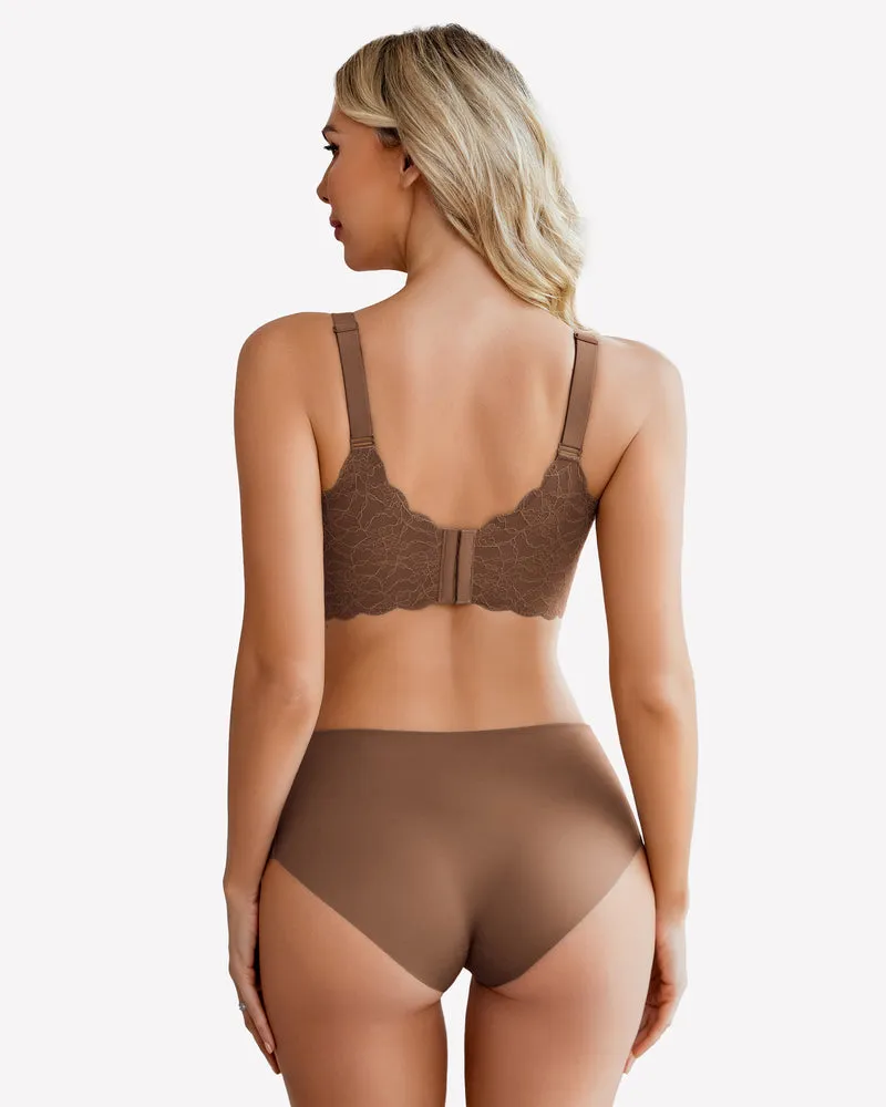 Wireless Full Coverage Lace Bra
