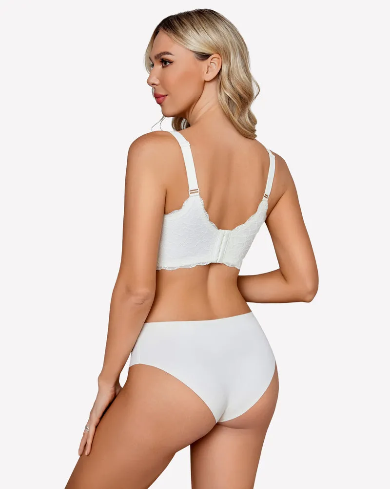 Wireless Full Coverage Lace Bra