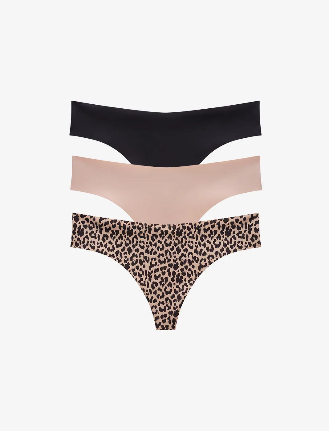 Zero Edge™ No-Show Thong - 3 Pack