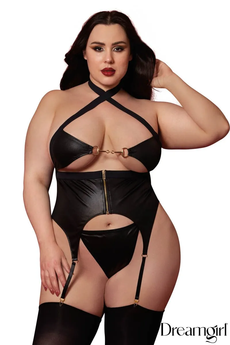 Zipper Garter Slip